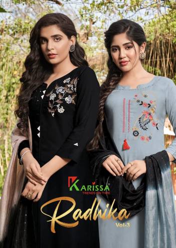 Radhika Vol 3 By Karissa Summer Wear Readymade Suit Collection